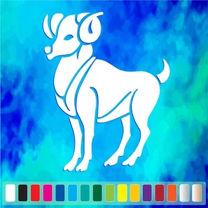 ARIES Symbol cut vinyl decal #2 car truck window Astrology stickers - Bild 1 von 2