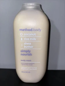 Method Simply Nourish with Coconut, Rice Milk, Shea Butter Body Wash 18fl oz - Picture 1 of 2