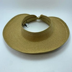 NINE WEST Classic Straw Visor  - Picture 1 of 10