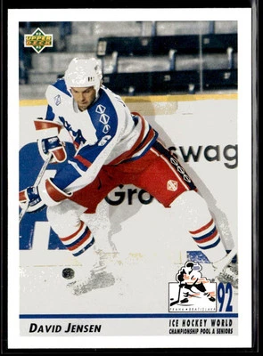 1992-93 Upper Deck #379 David Jensen - Image 1 of 2