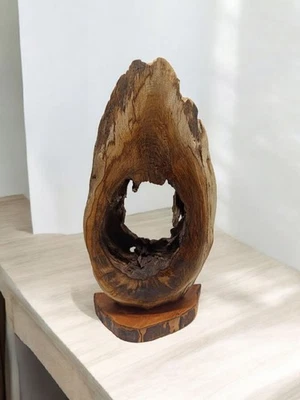 Lampe Tischleuchte Tischlampe Echtholz Treibholz Unikat Einzelstück - Bild 1 von 2