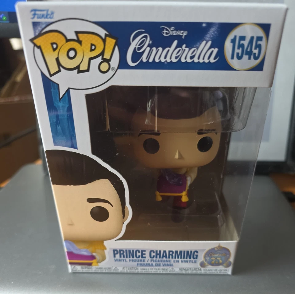 Funko POP! Figura Vinilo Disney Príncipe Encantador Cenicienta 75 #1545 Nueva Foto 1 de 4