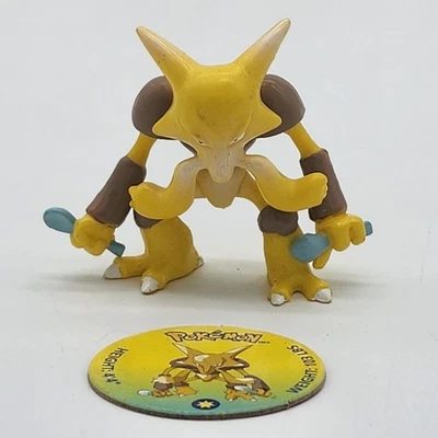 Figura Pokémon Tomy 1999 Alakazam con Ficha de Coleccionista CGTSJ Nintendo 2" De Colección Foto 1 de 4