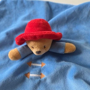 Paddington Oso Azul Edredón Felpa Bebé Lovey Manta de Seguridad Suave - Imagen 1 de 4