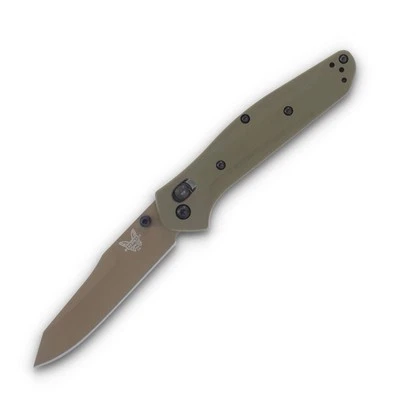 Benchmade x SMKW Desert Warrior 940 Osborne BM940FE-2402 - OD Grn G10 - FDE S90V Foto 1 de 4