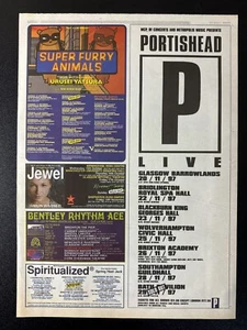 PORTISHEAD LIVE DATES | 15X11" 1997 MAGAZINE ADVERT / POSTER L439 - Picture 1 of 1