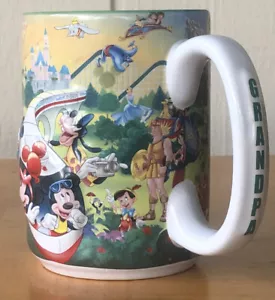 Disneyland Resort Walt Disney Grandpa Coffee Cup Mug 3D Embossed Monorail Large - Picture 1 of 6