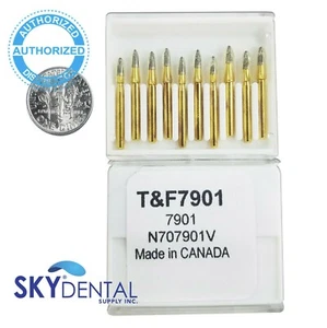Carbide Burs 7901 TRIMMING & FINISHING CARBIDE Made in Canada Bur 100-10 - Picture 1 of 5