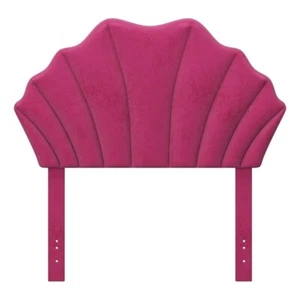 Hillsdale Furniture Elina Upholstered Twin Fabric Headboard Only in Pink - Picture 1 of 8