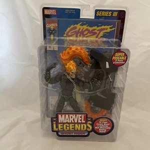 ToyBiz Marvel Legends Series 3 Ghost Rider Action Figure 2002 Brand NEW - Picture 1 of 5