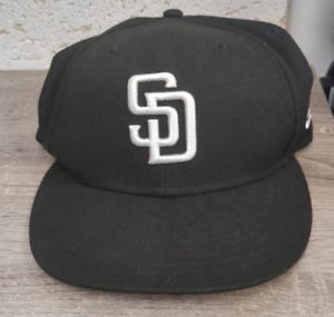 MLB San Diego Padres 9FIFTY Adjustable SnapBack New Era Cap Black/White Hat
