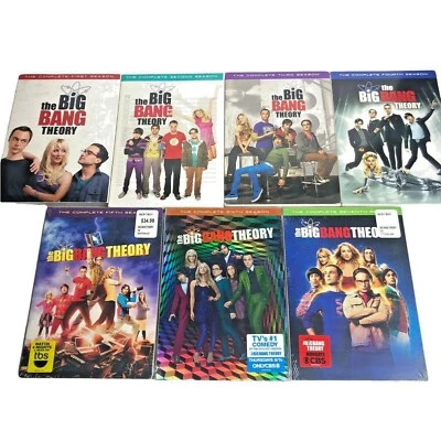 The Big Bang Theory Complete Seasons 1-7 DVDs Sitcom Comedy Geek Culture - Image 1 of 4