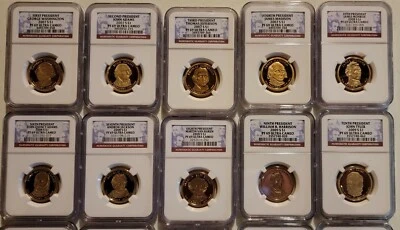 PRESIDENTIAL COINS NGC PF69 ULTRA CAMEO COMPLETE 39 COIN SET - Image 1 of 4