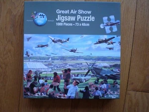 1000 PIECE JIGSAW PUZZLE by PUZZLE WORLD - GREAT AIR SHOW Complete - Picture 1 of 2