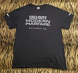 Call of Duty Modern Warfare GameStop Videojuego Promo 10/25 Para Hombre Talla L Usado en Excelente Condición  - Imagen 1 de 6