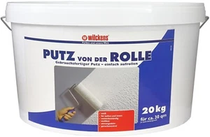 (2,70 €/kg) 20 kg Eimer Wilckens Putz von der Rolle weiß Innen/Außen - Bild 1 von 2