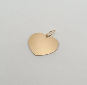 Pendentif coeur en Or jaune 18 carats Poids: 0.80g - Picture 1 of 4