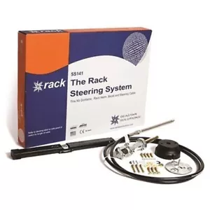 SeaStar SS14113 Back Mount Rack Helm Steering KIT 13' Cable System - Foto 1 di 1