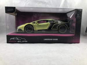 Jada 1:24 Pink Slips Lamborghini Veneno Green - Picture 1 of 3