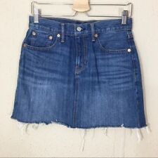 Levi’s Frayed Hem Miniskirt Size 27