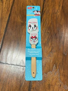Brand New Disney Mickey & Minnie Mouse Holiday 2 Pack Silicone Spatula Set - Picture 1 of 2