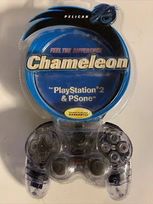 Pelican 8 FEET CORD Chameleon Controller Sony PlayStation 2 & PSone New Sealed - Image 1 of 4
