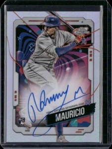 2024 Topps Cosmic Chrome Ronny Mauricio Autogramm - Bild 1 von 2