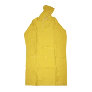 Livingstone Rain Coat Jacket with Hood and Pockets Reusable PVC Yellow XL - Picture 1 of 1