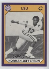 1990 Collegiate Collection LSU Tigers Norman Jefferson #178