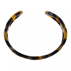 Lorren Bell Tokyo Chain Link Cuff, False Tortoise Shell Bracelet - Picture 1 of 1
