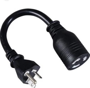 Vertiv Cable Only Gxt5 UPS 120-V 500- Black Power Cable,Nema & Plug Adater.New - Picture 1 of 8