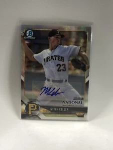 2018 Bowman Chrome National Autograph Hyper Refractor MITCH KELLER Auto #/15 - Picture 1 of 2