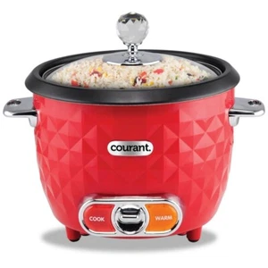 COURANT 10 Cups Cooked / 5 Cups Uncooked Designer Series Rice Cooker and Steamer - Picture 1 of 4