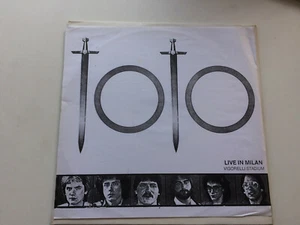 TOTO LIVE IN MILAN ITALY - VIGORELLI STADIUM   lp vinyl record clear vinyl - Picture 1 of 2