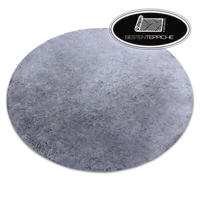 Moderno Waschbarere Tappeti Lapin Cerchio Argento Shaggy, Scivolo Da Lavaggio - Immagine 1 di 4