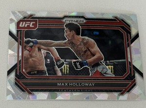 2023 Panini Prizm UFC Parallel Cracked Ice Silver MAX HOLLOWAY #67