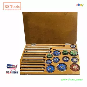 Engine Valve Seat Carbide Face Cutters 12 Pcs Set 30, 45, 70/20 Bore Degree USA - Picture 1 of 18