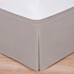 Mokka Luxus Hotel Bett Rock: maßgeschneiderte Plissee, 14" Drop - Bild 1 von 1