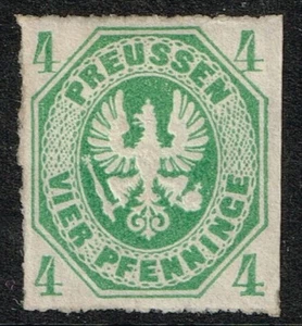 German States-Prussia #15 Unused, POG VF - Picture 1 of 2