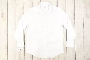 CAMISA CALVIN KLEIN ACERO BLANCA GRANDE 16 REG FIT BOTÓN ESPIGA FRONTAL DEFECTO - Imagen 1 de 5
