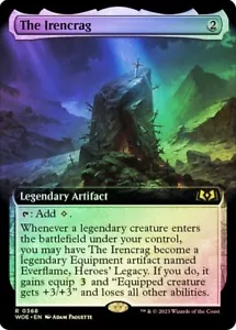 The Irencrag - FOIL EXTENDED ART - Wilds of Eldraine WOE - 0368 - MTG Magic - Picture 1 of 3