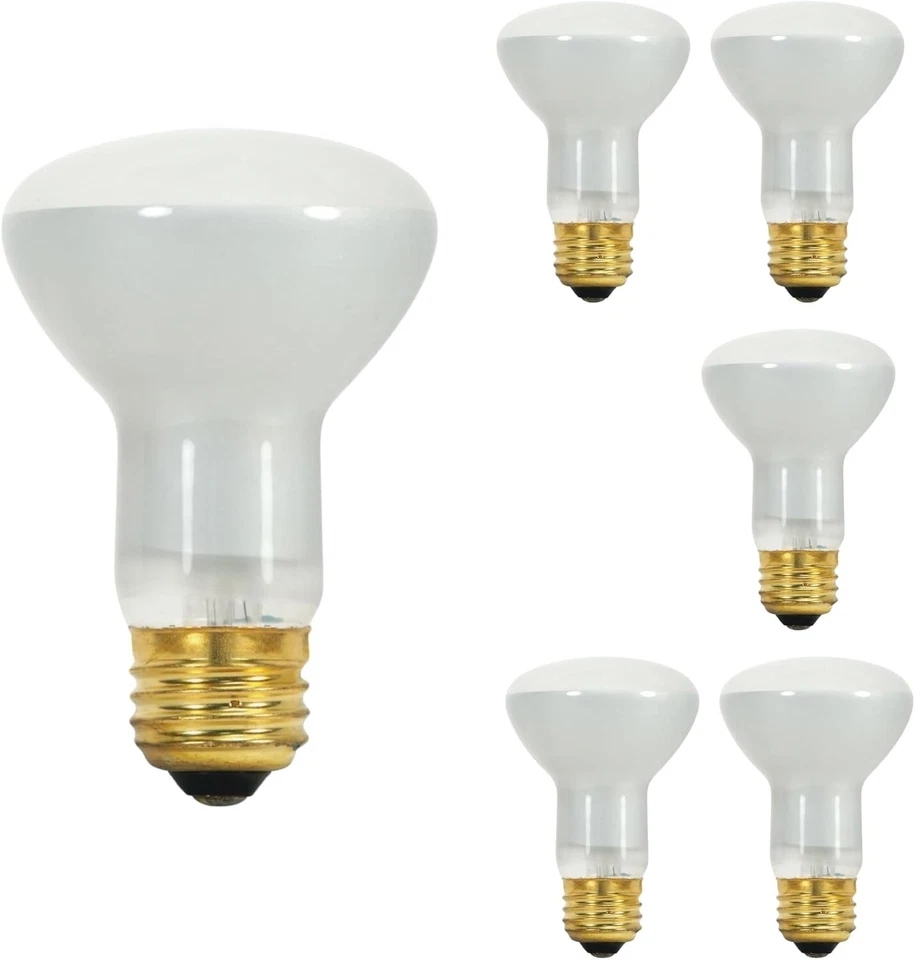 Satco Lighting S8519 - 45 Watt R20 Reflector Bulbs - 2700K - 130 Volt (6 Pack) - Image 1 of 4