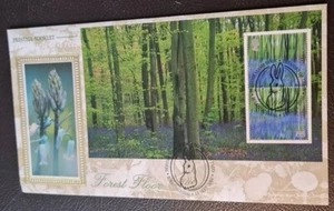 GB 2000 - Benham Ltd Ed FDC D362 "Treasury of Trees" Booklet Pane Birmingham-SHS - Picture 1 of 2