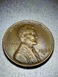1948 S Wheat Penny WDDO-001 High Grade Doubled die Error coin - Picture 1 of 7