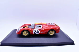 Modellino auto Ferrari 330 P4 n24 racing scala 1:43 diecast modellismo statico - Foto 1 di 4