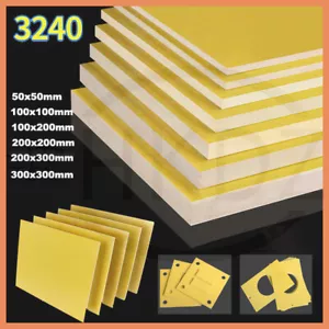 Glass Fibre Sheet Plate 3240 Epoxy Thick 0.3mm-10mm Fibreglass Plate 100mm-300mm - Picture 1 of 100