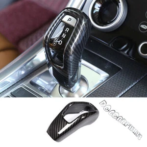 Carbon Fiber Console Gear Shift Knob Cover Trim For 2020-23 Range Rover Evoque - Bild 1 von 8
