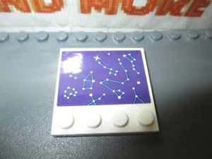 Lego - 1x Fliesennieten 4x4 Mond und Sternbilder Muster 41116 6179pb106 - Bild 1 von 1