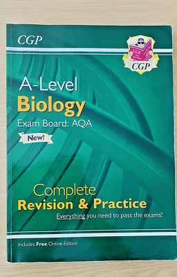 CGP A-Level Biology AQA Complete Revision Guide and Practice - Image 1 of 3