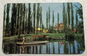 Xochimilco, Vista del Gran Canal - Hauptkanal bei Xochimilco, Mexiko. PC (D3) - Bild 1 von 2